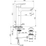 Смеситель для раковины IDEAL STANDARD Tesi Grande A6563AA