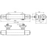 Термостат для душа IDEAL STANDARD Ceratherm 50 A6367AA